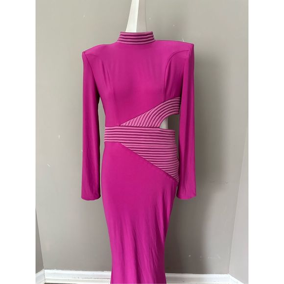 Zhivago Message To Love Gown in Berry US 2 $650 - Picture 5 of 10